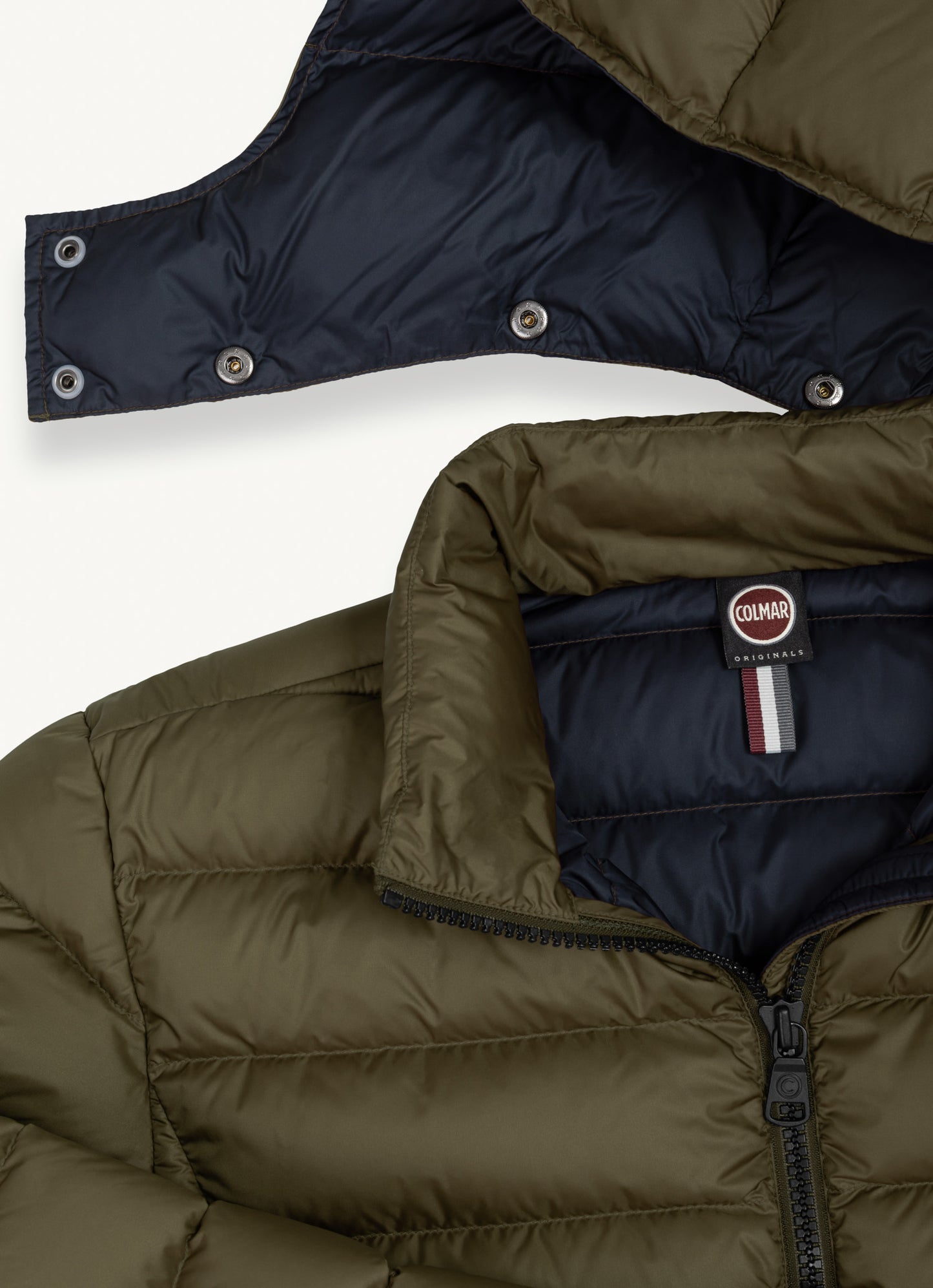 Piumino cappuccio staccabile