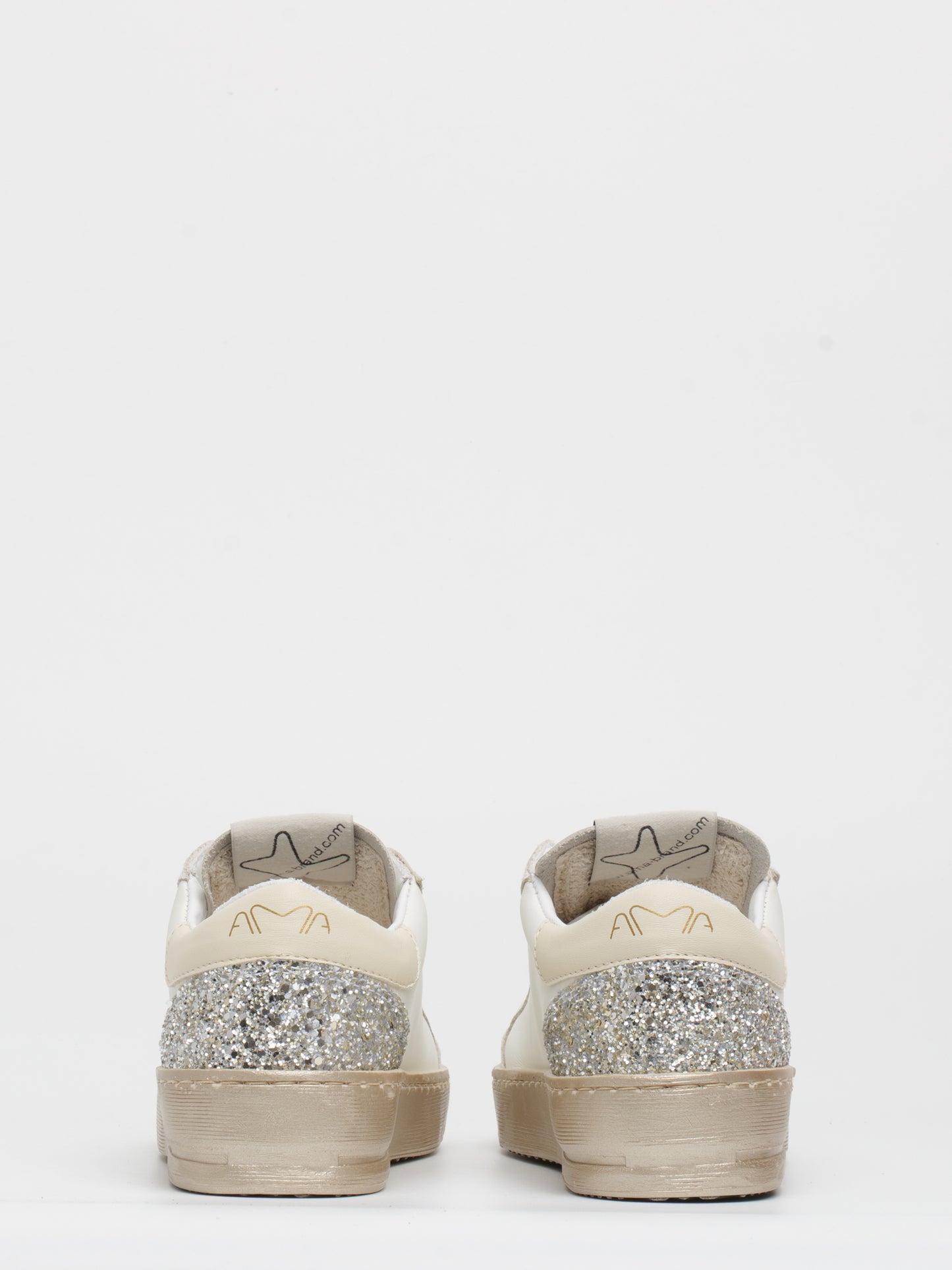 Scarpe pelle glitter