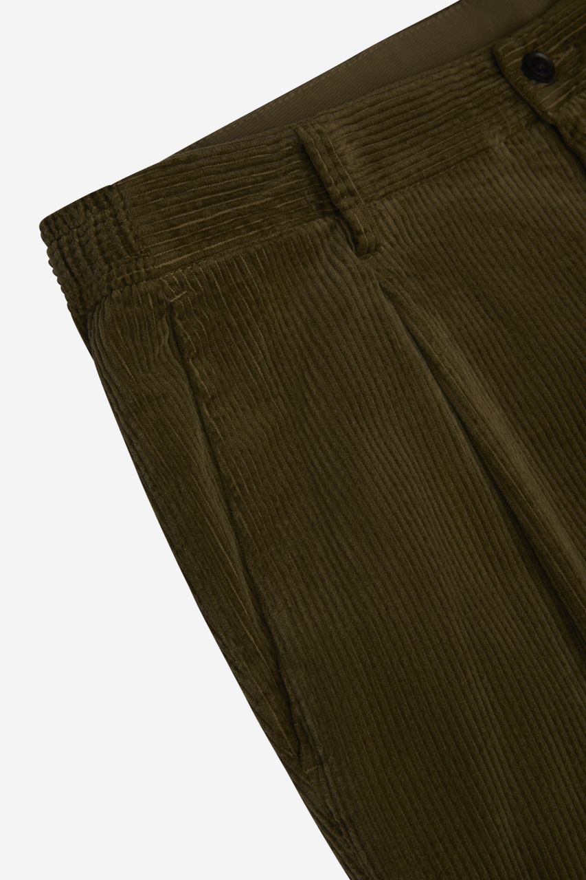 Pantaloni velluto coulisse