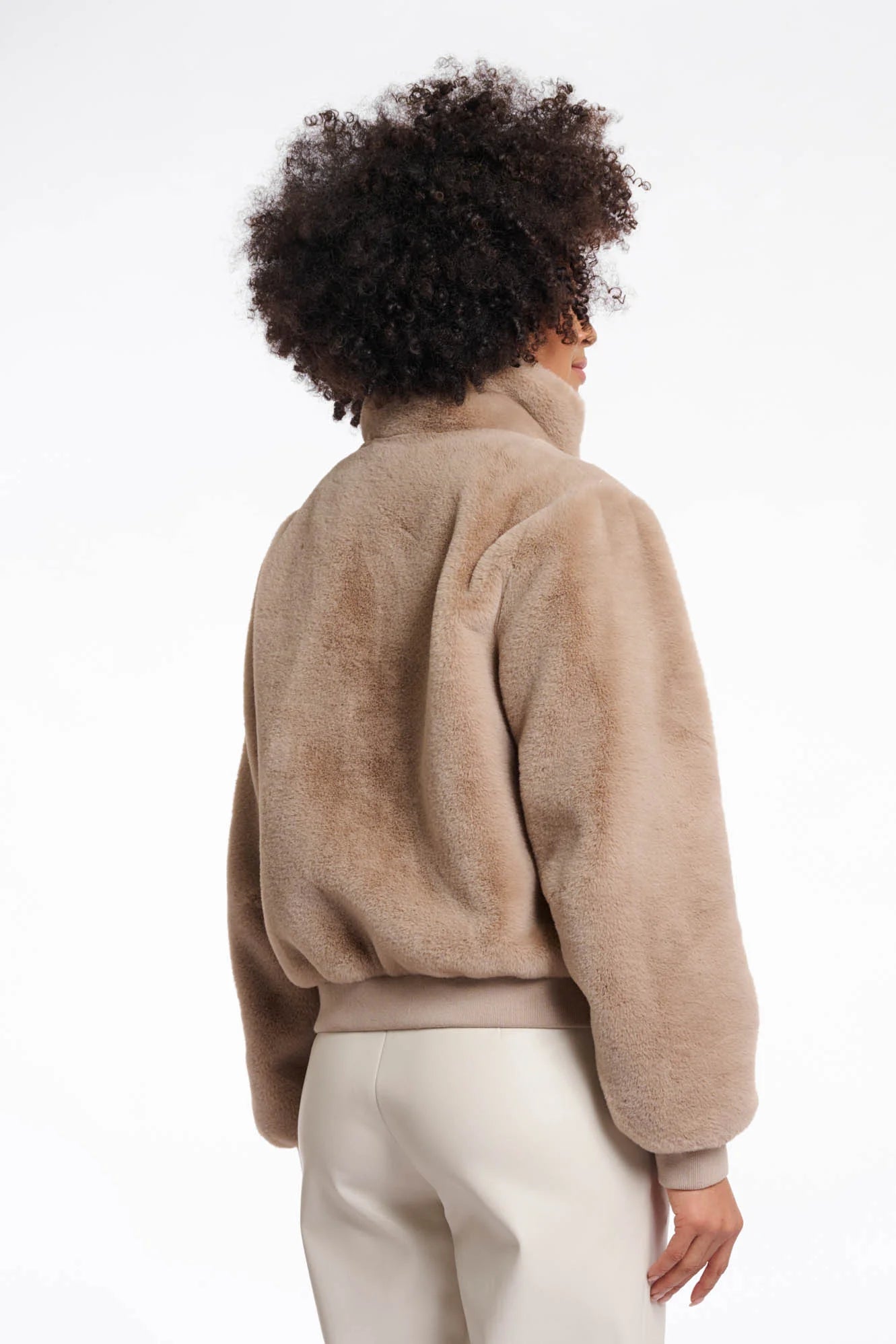 Bomber ecopelliccia