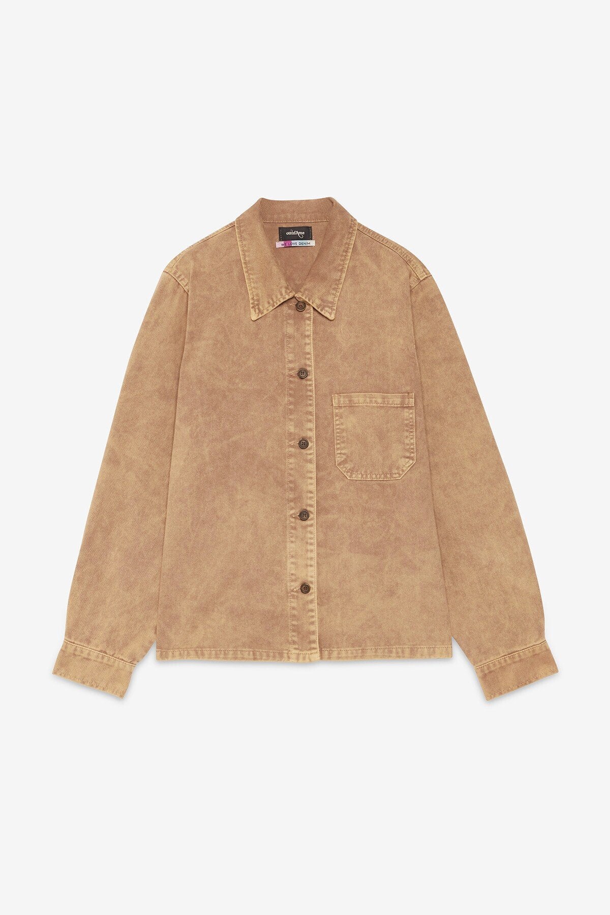 Camicia denim tie and die