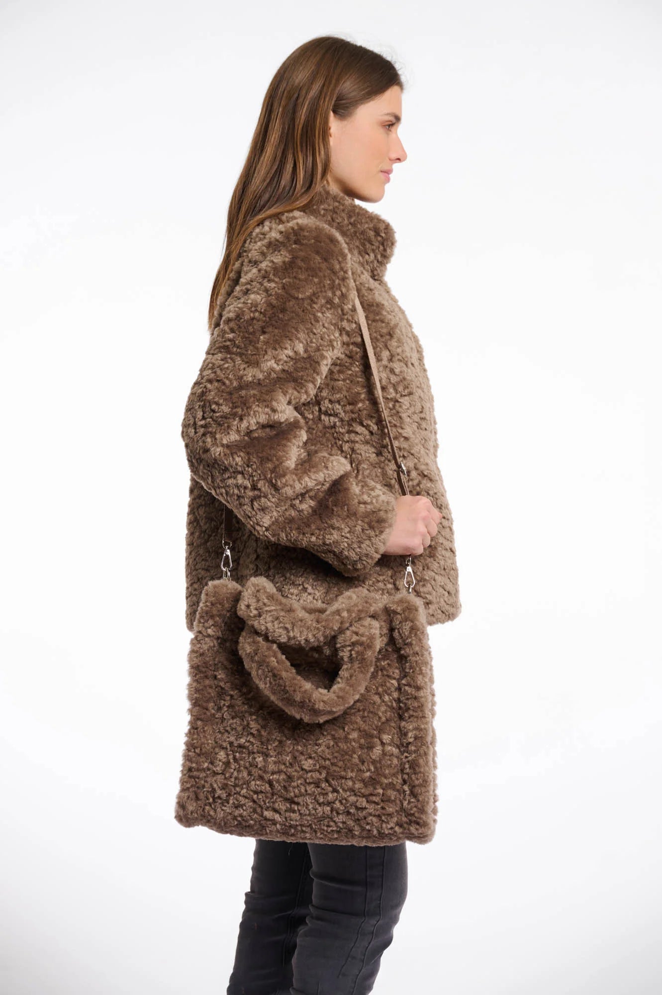 Shopper ecopelliccia