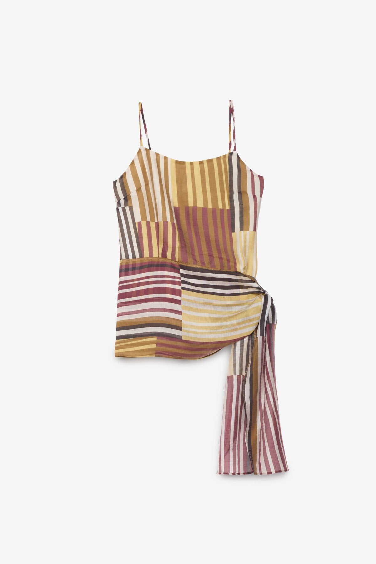 Top fantasia righe irregolari