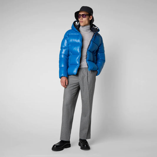 Piumino lucido cappuccio