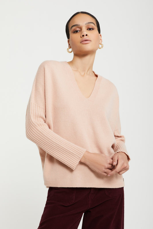 Maglia over scollo V