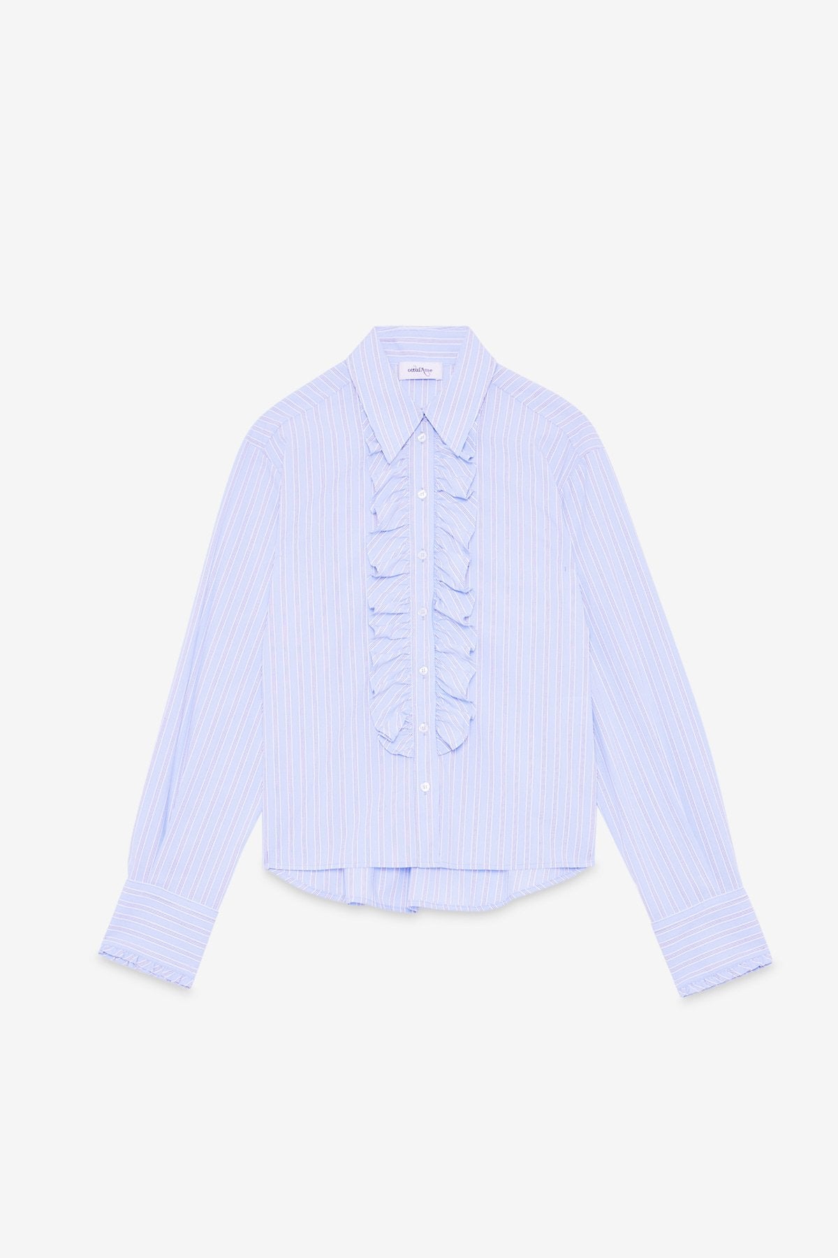 Camicia righe jabot