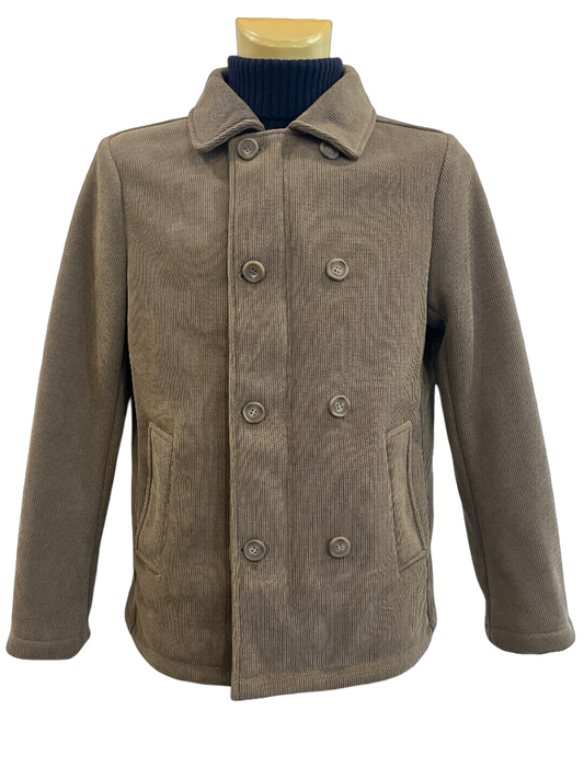 Giaccone velluto peacoat