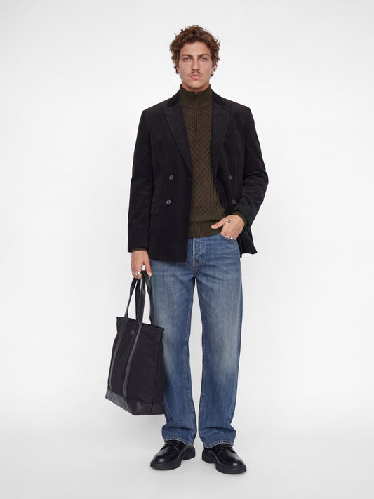 Lupetto zip trecce
