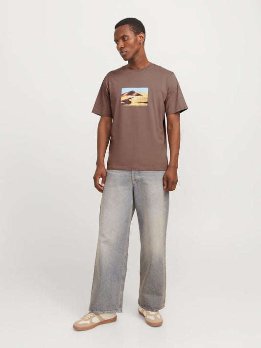 T-shirt stampa cartolina