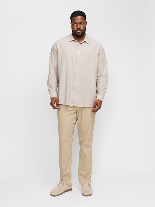Camicia lino maniche lunghe