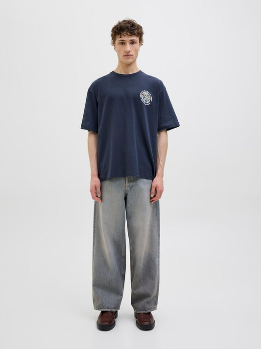 T-shirt maxi stampa schiena