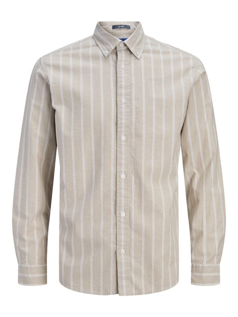 Camicia rigata oxford