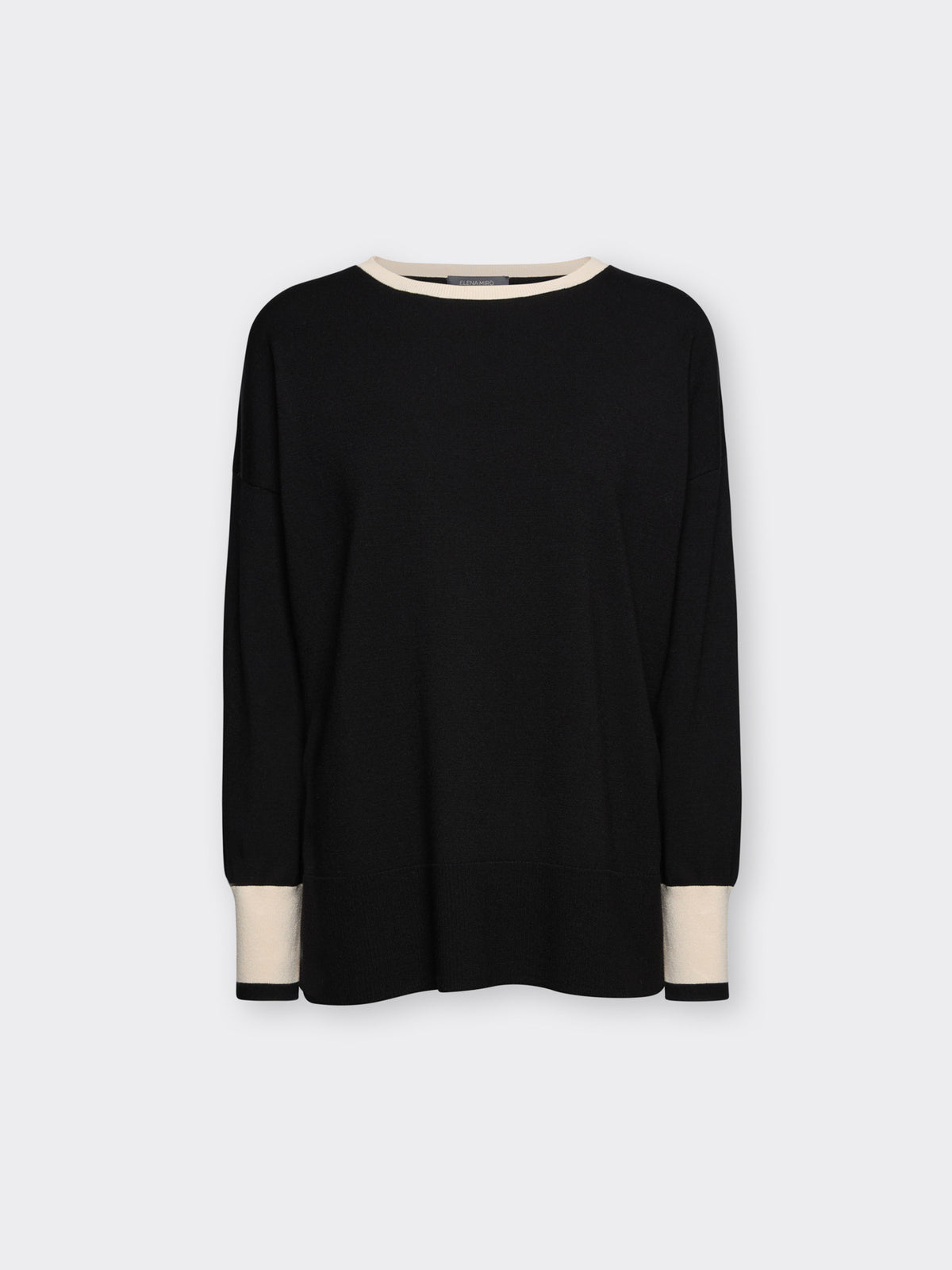 Maglia girocollo viscosa comfort