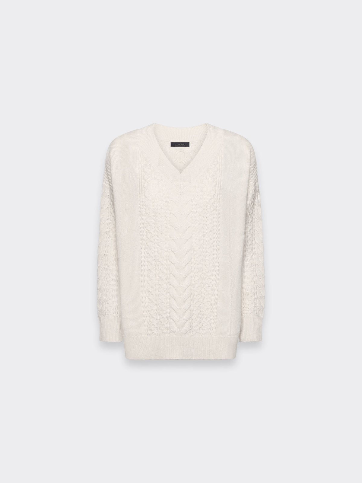 Maglia scollo V pura lana