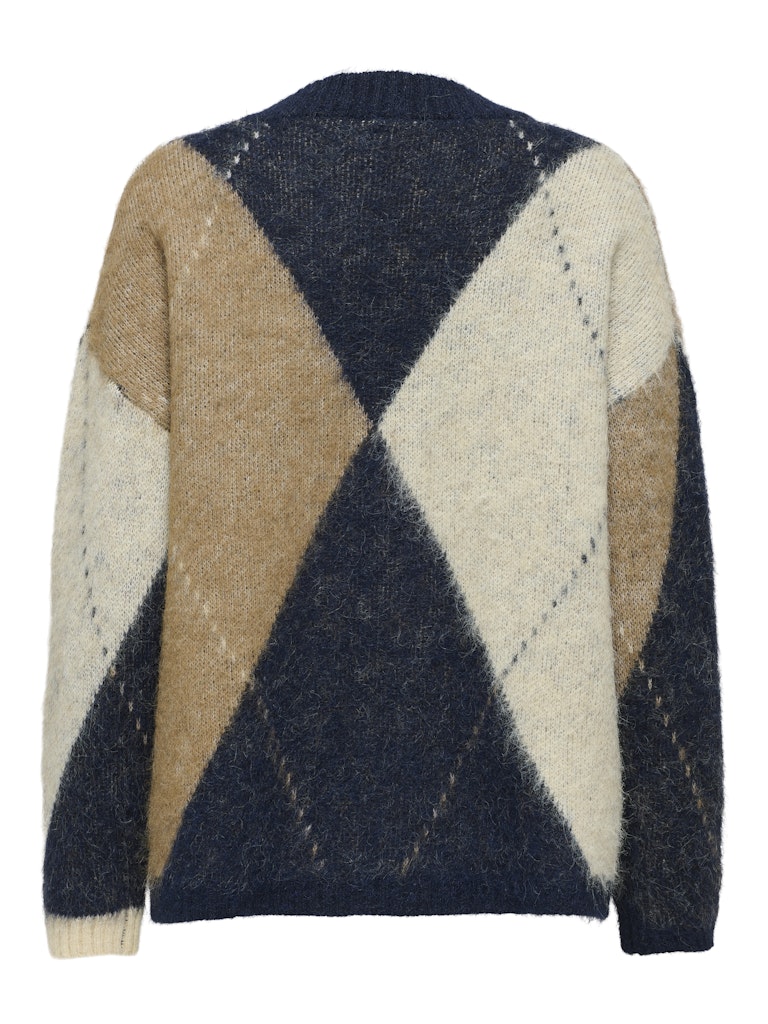 Cardigan maxi losanghe