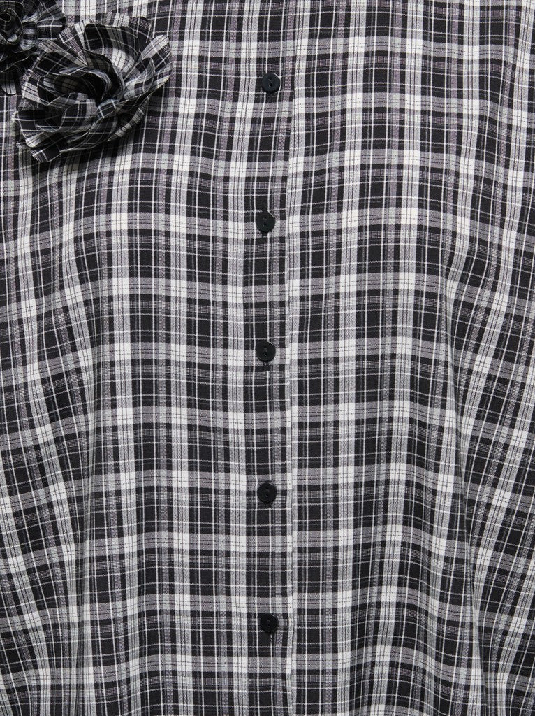 Camicia over check