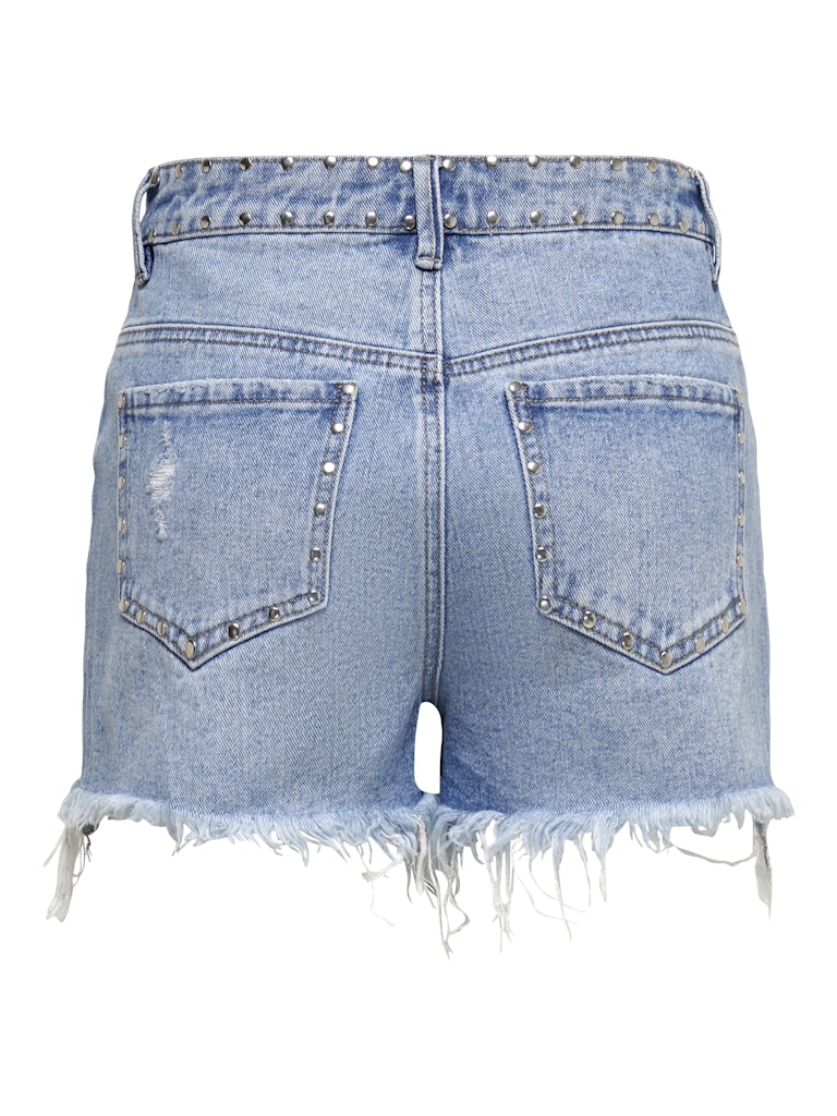 Short denim borchiette