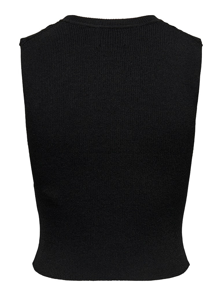 Maglia tricot smanicata