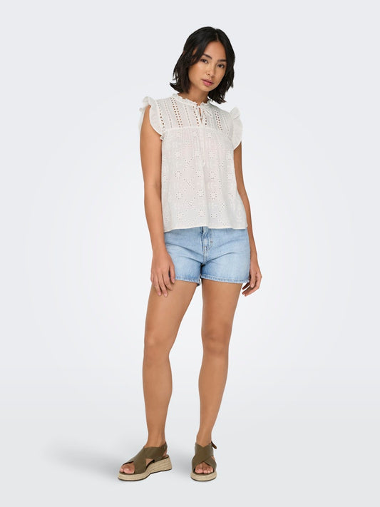 Camicia sangallo alette