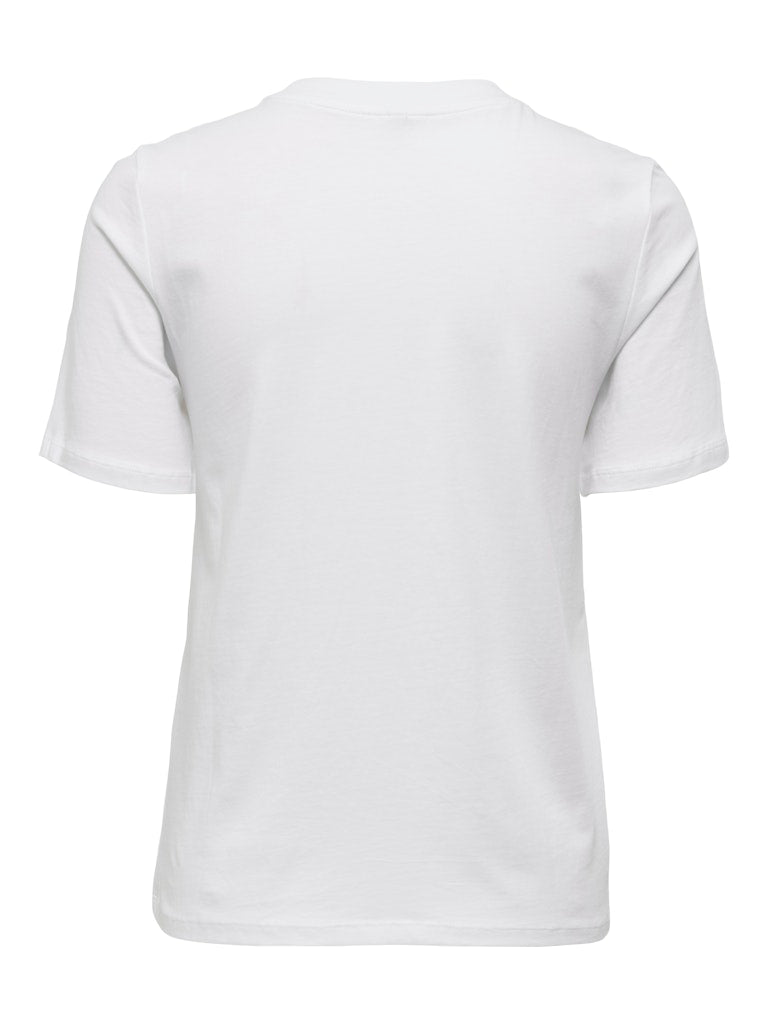 T-shirt perline collo