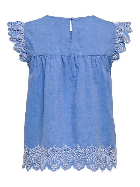 Camicia alette sangallo