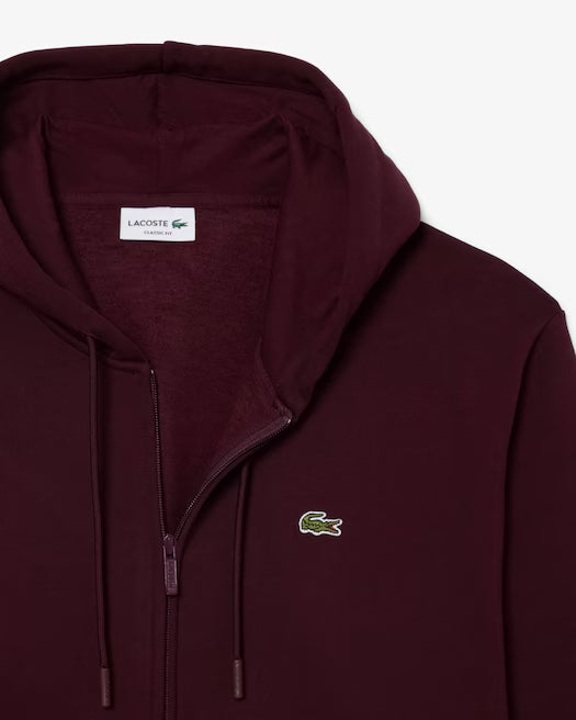 Felpa zip cappuccio