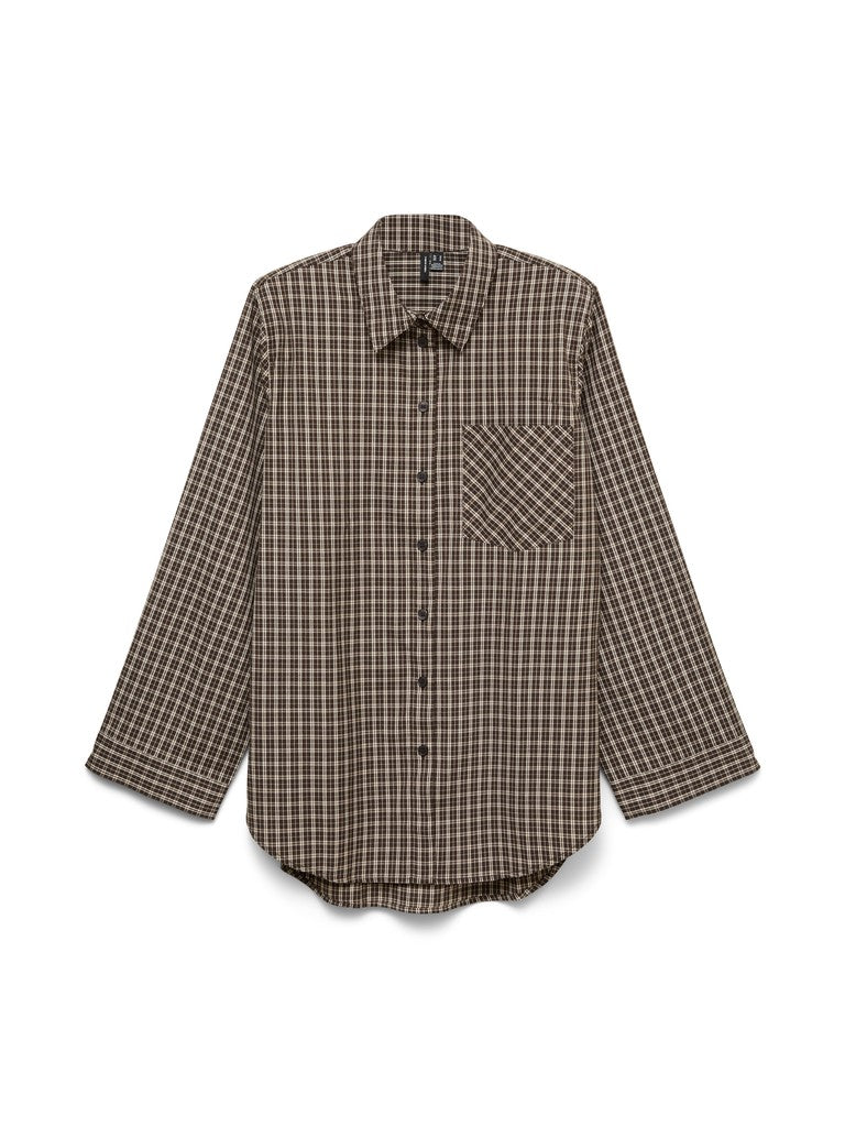 Camicia over check