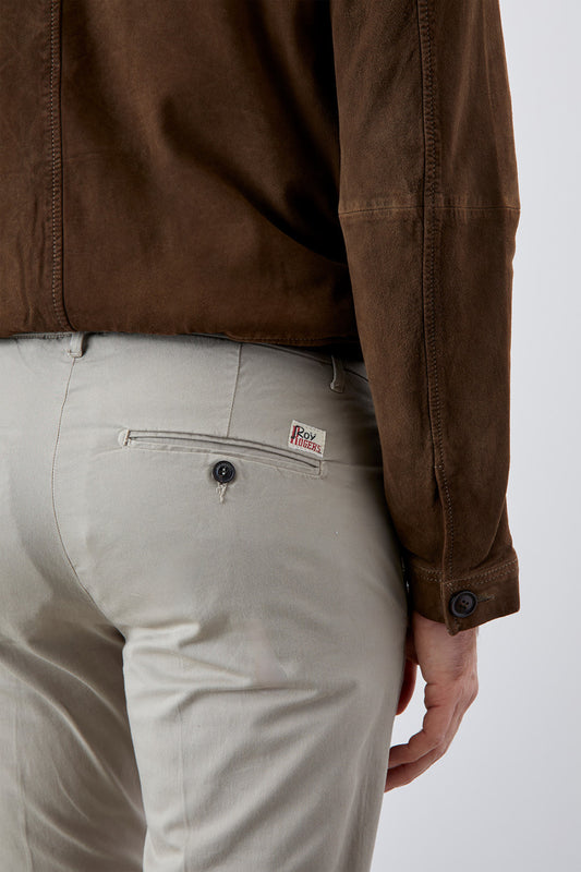 Pantaloni gabardina stretch