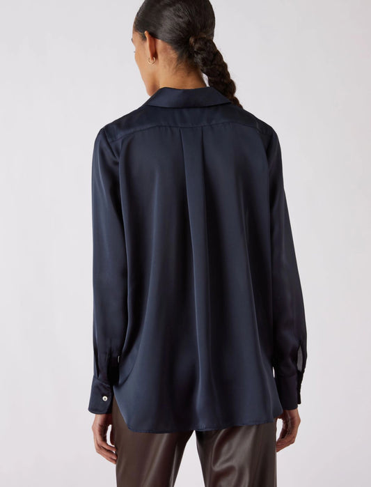 CAMICIA RASO MANICHE LUNGHE