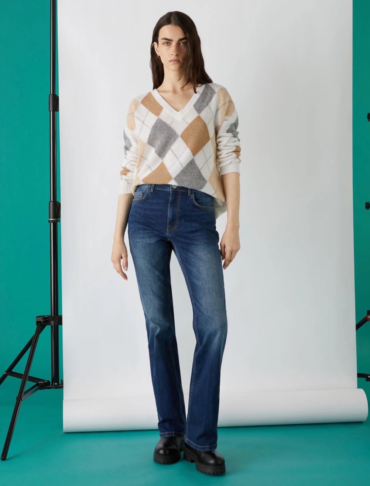 MAGLIA LOSANGHE SCOLLO V