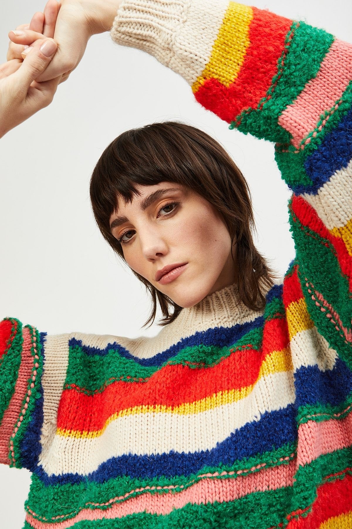 MAGLIA RIGHE MULTICOLORE