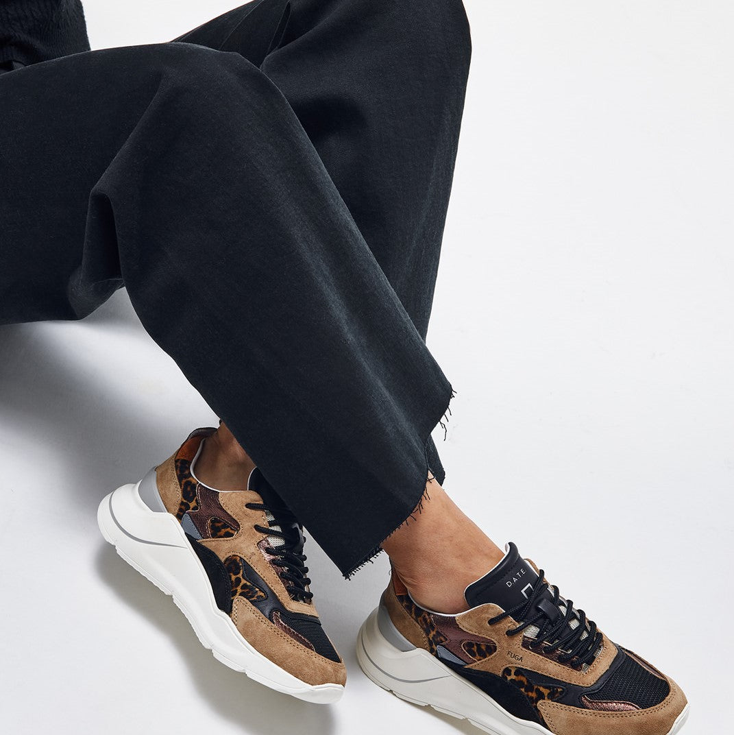 SCARPE FUGA PONY LEOPARD