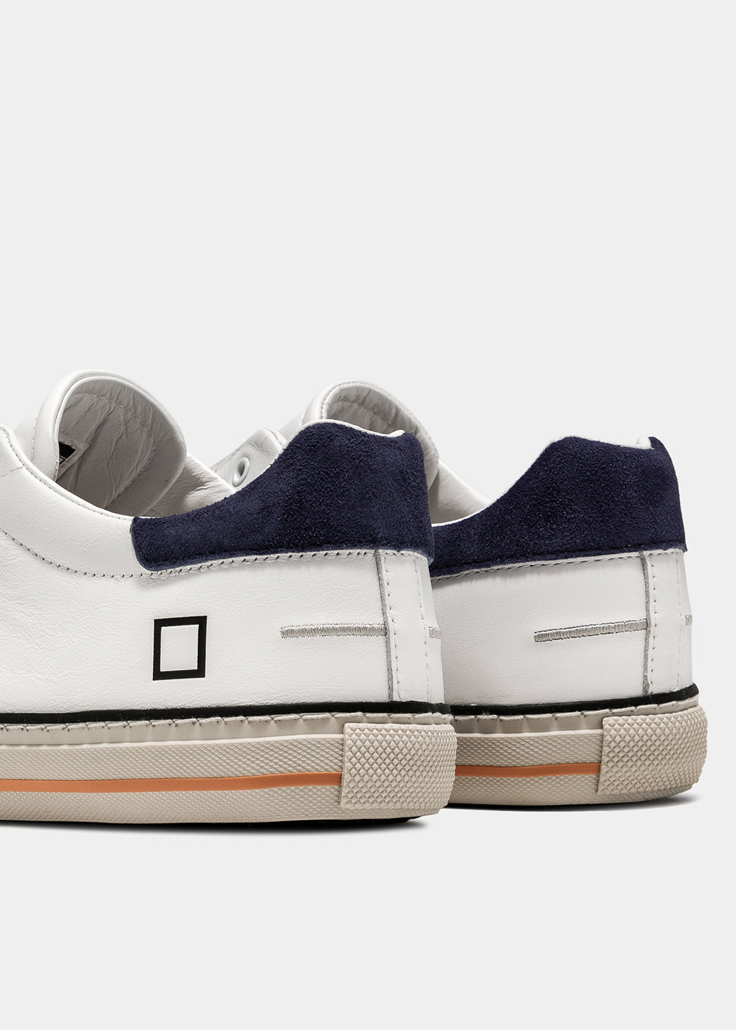 SCARPE PELLE CONTRASTO