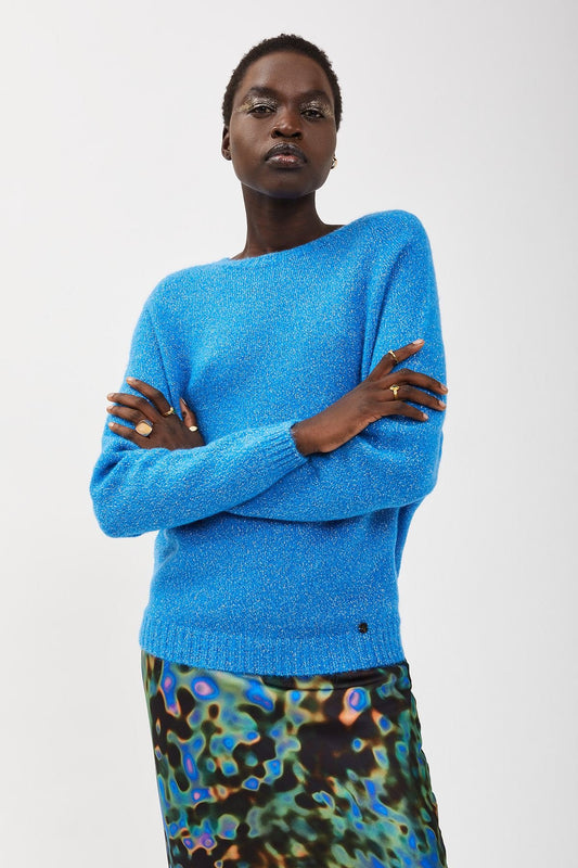 MAGLIA GIROCOLLO LUREX