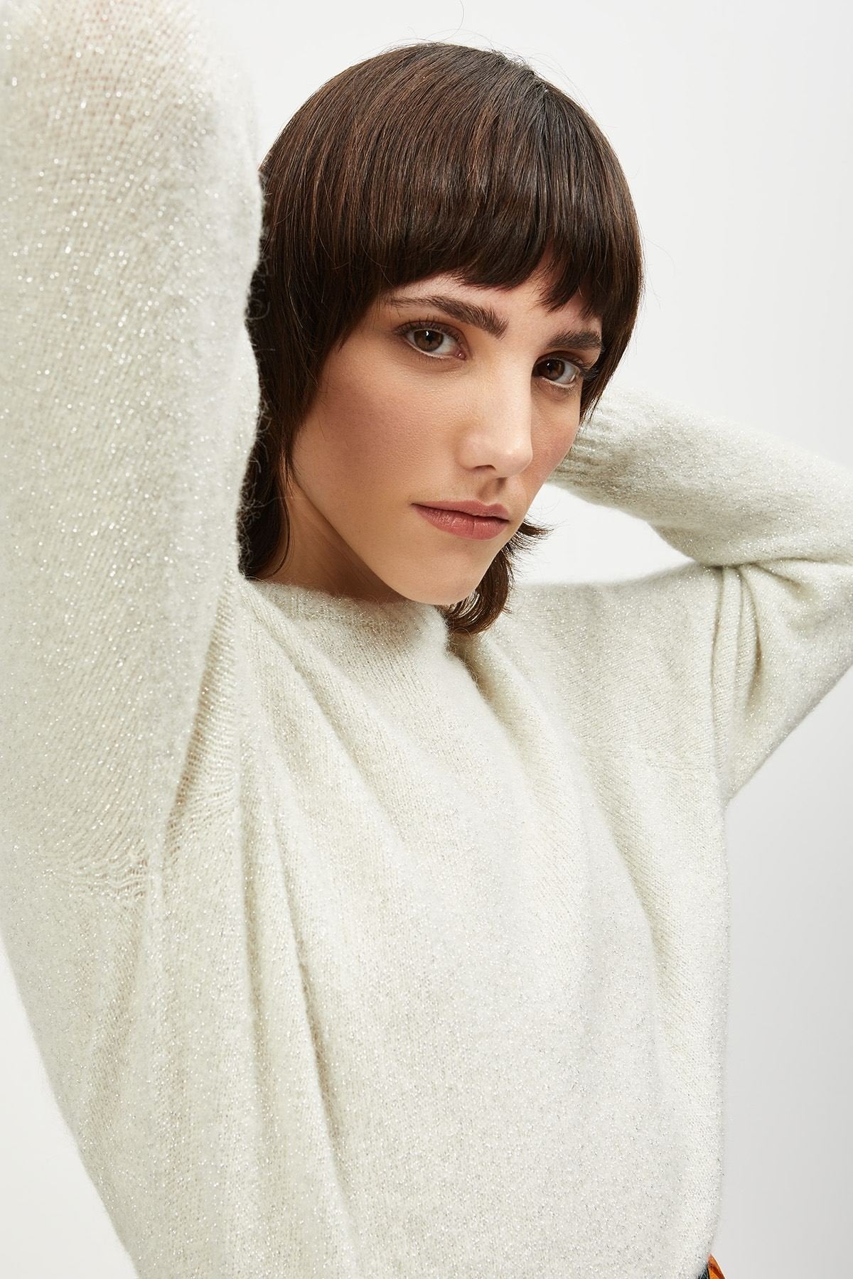 MAGLIA GIROCOLLO LUREX