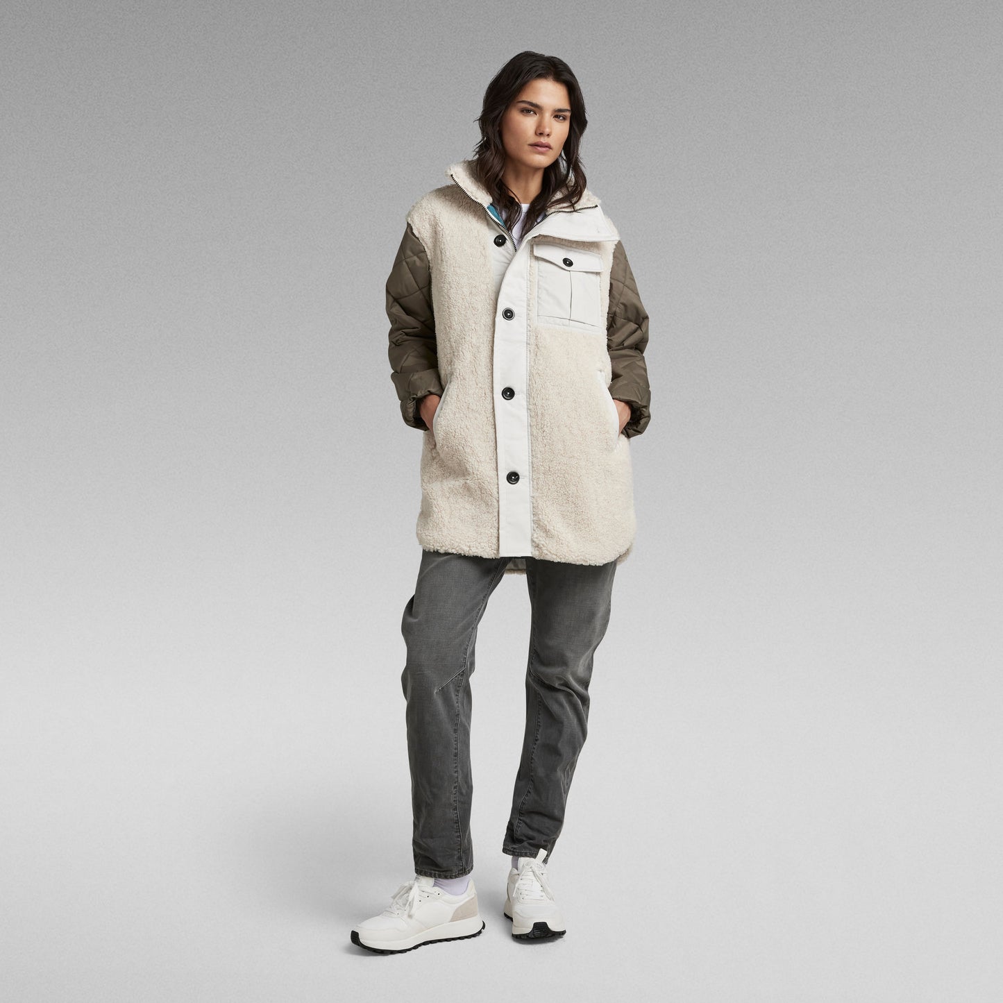 GIACCONE TEDDY MIX TESSUTI