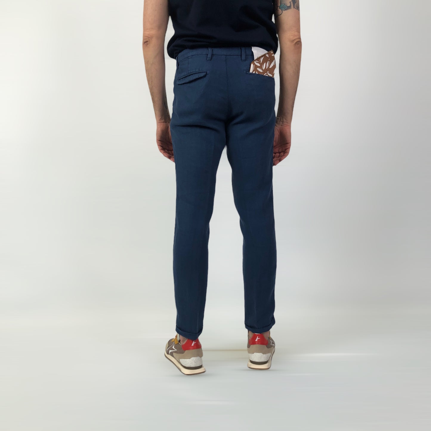 PANTALONI TESSUTO SPIGATO