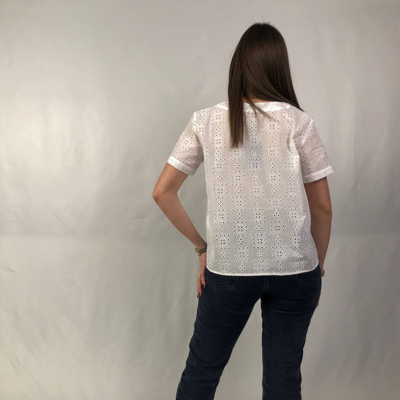 CAMICIA TRAPEZIO SANGALLO