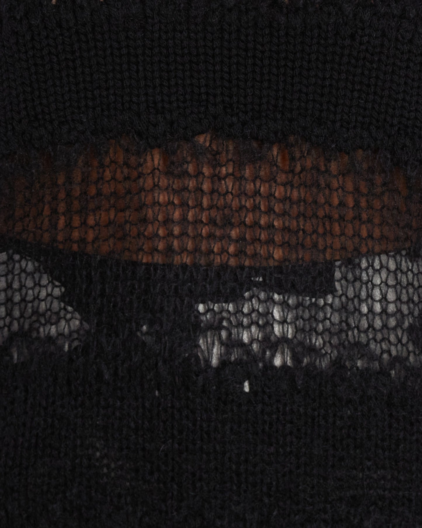 MAGLIA MOHAIR EFFETTO RETE