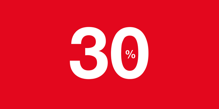 SCONTO 30%