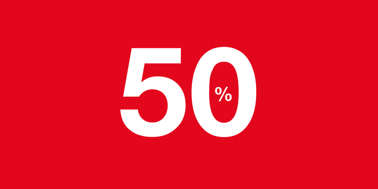 SCONTO 50%