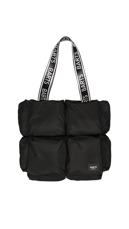 Borsa a spalla fettuccia logata