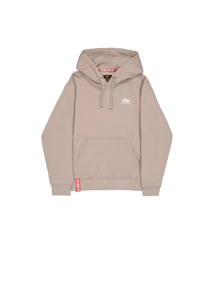 Felpa cappuccio logo piccolo