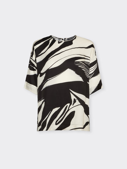 T-shirt fantasia bicolore