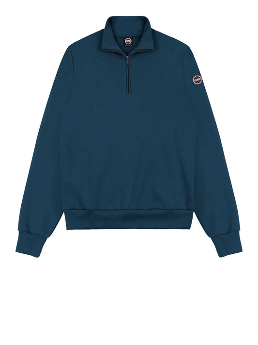 Felpa mezza zip