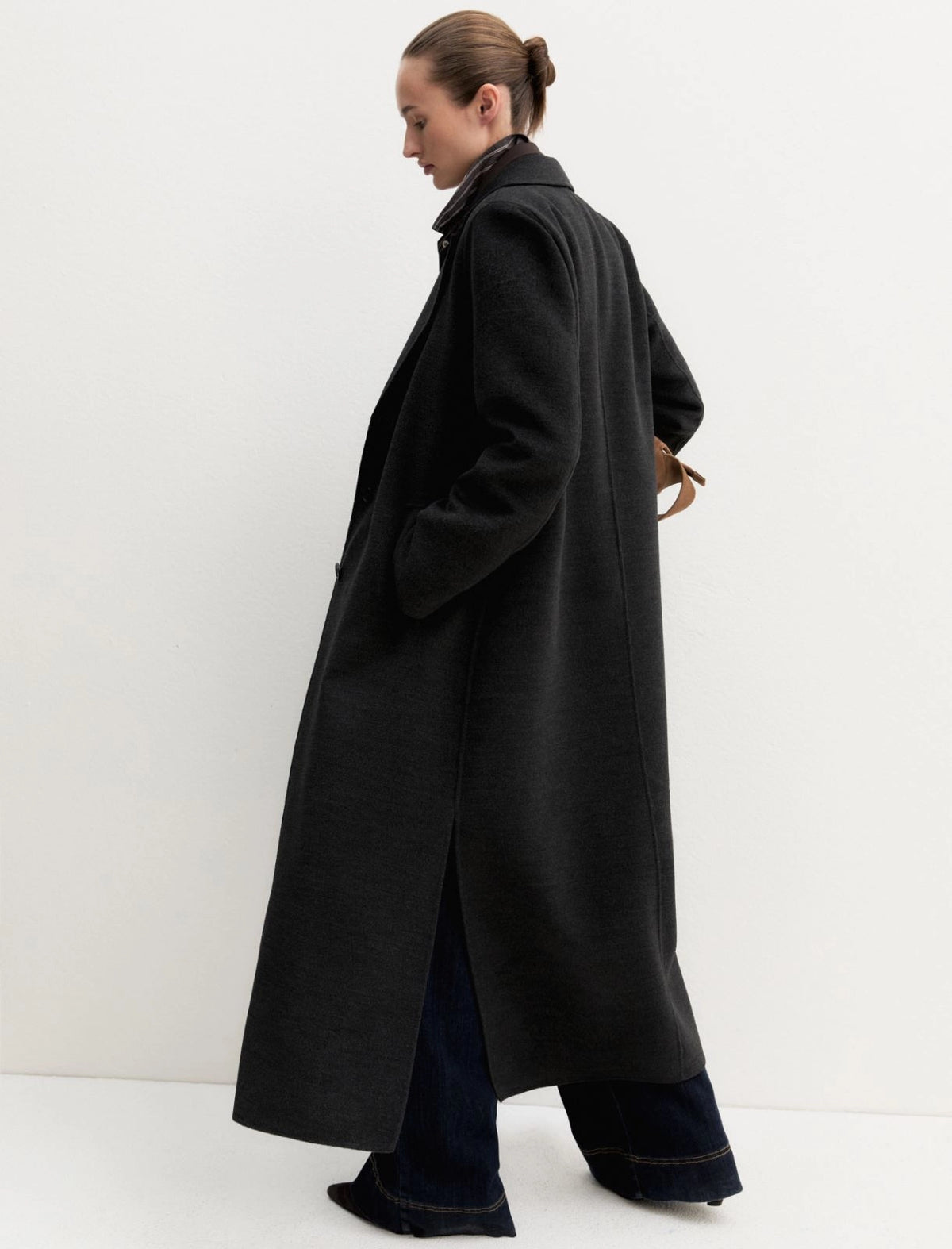 Cappotto lungo rever