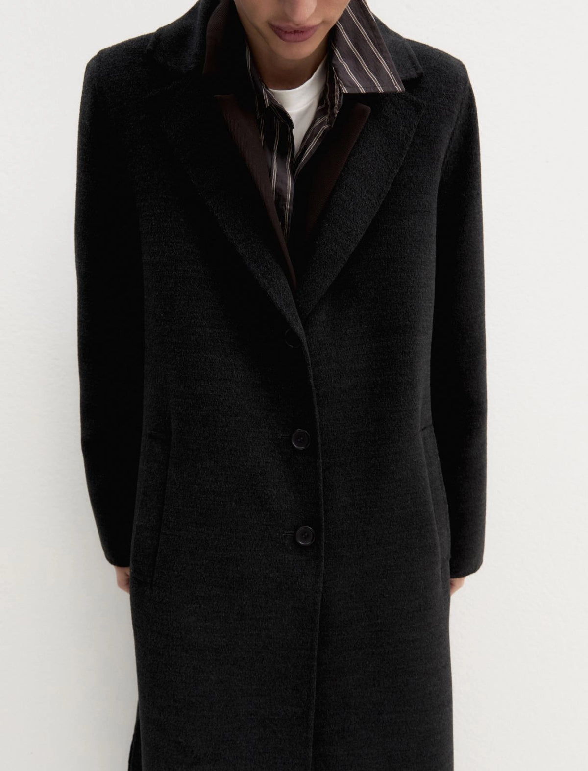 Cappotto lungo rever