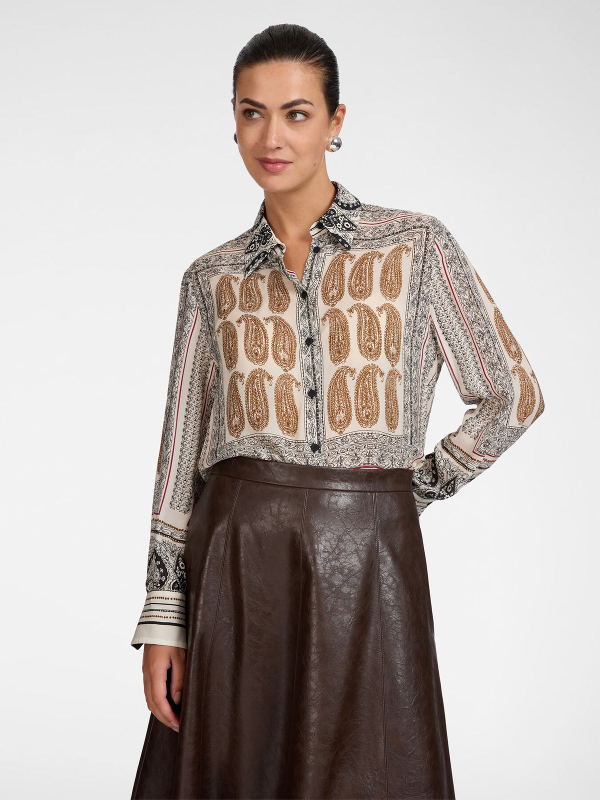 Camicia a uomo fantasia