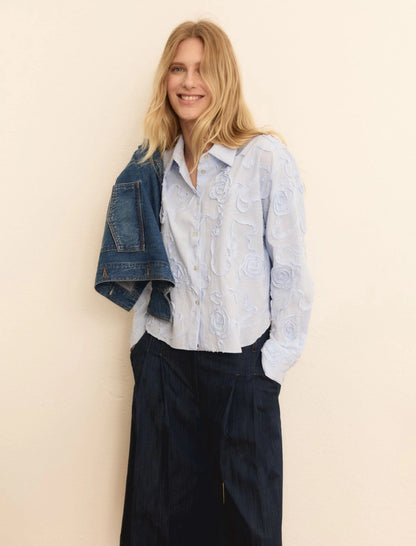 Camicia rigata applicazioni