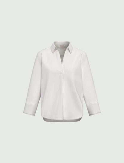 Camicia mezza aperta